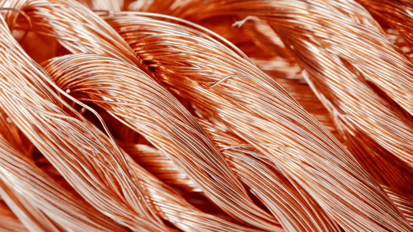 visual image of bundled copper wiring